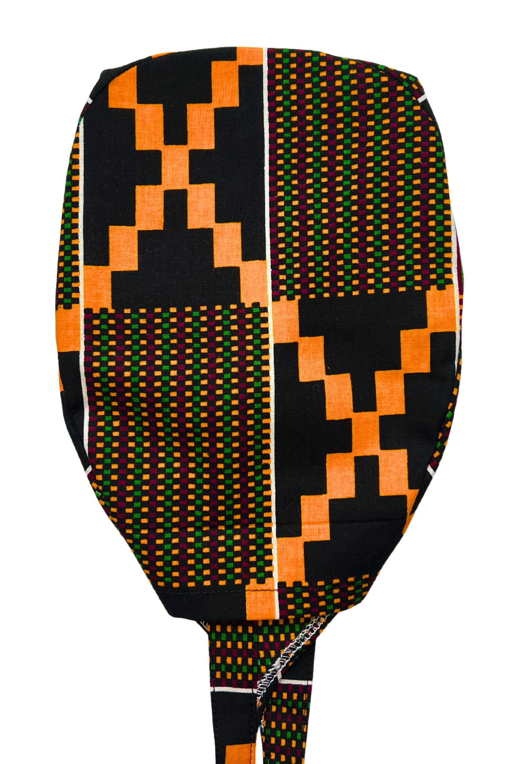 African Print 3 Men's Scrub Cap