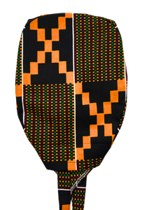 African Print 3 Men's Scrub Cap