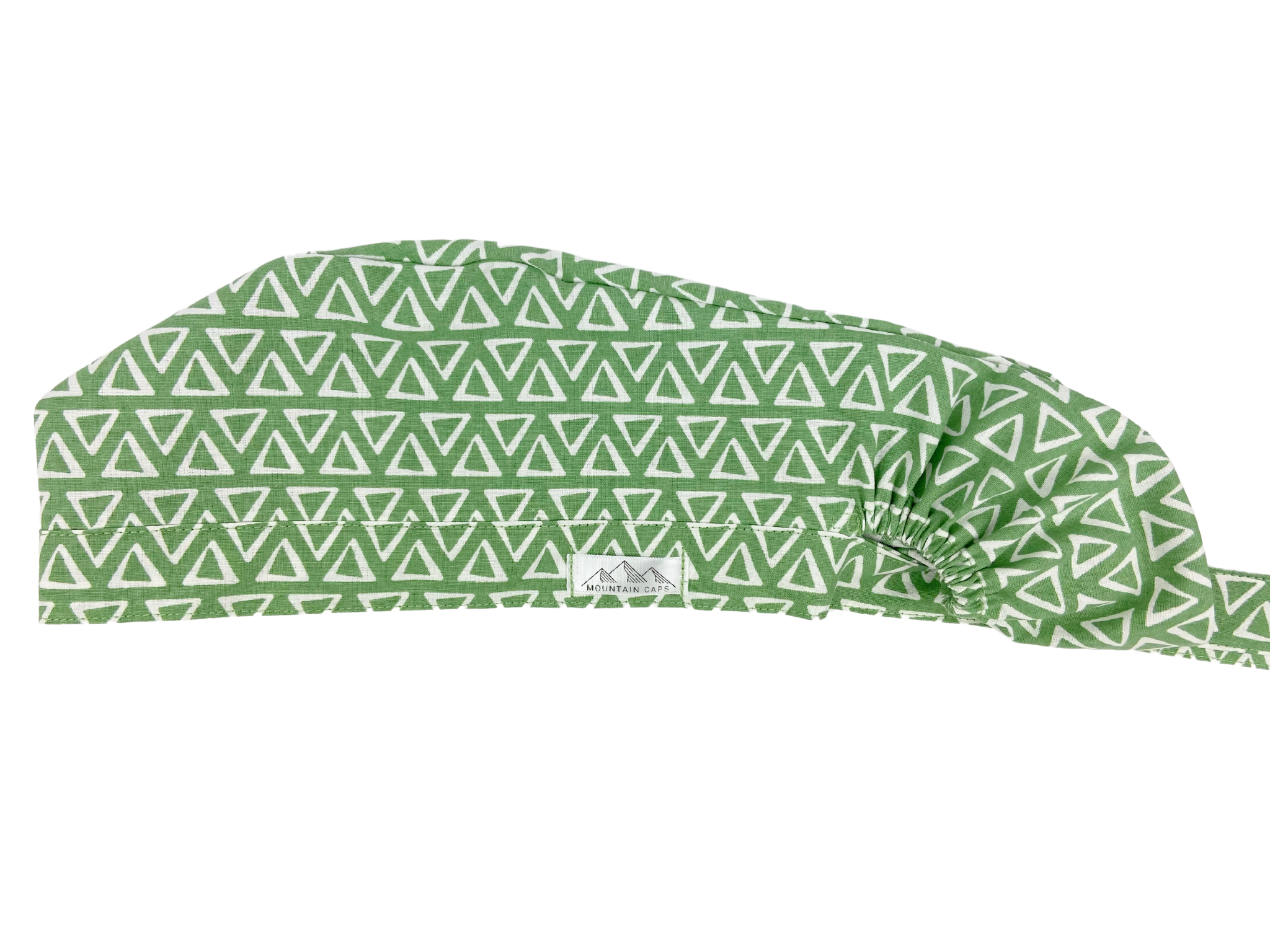 Green Triangles Women's Scrub Cap