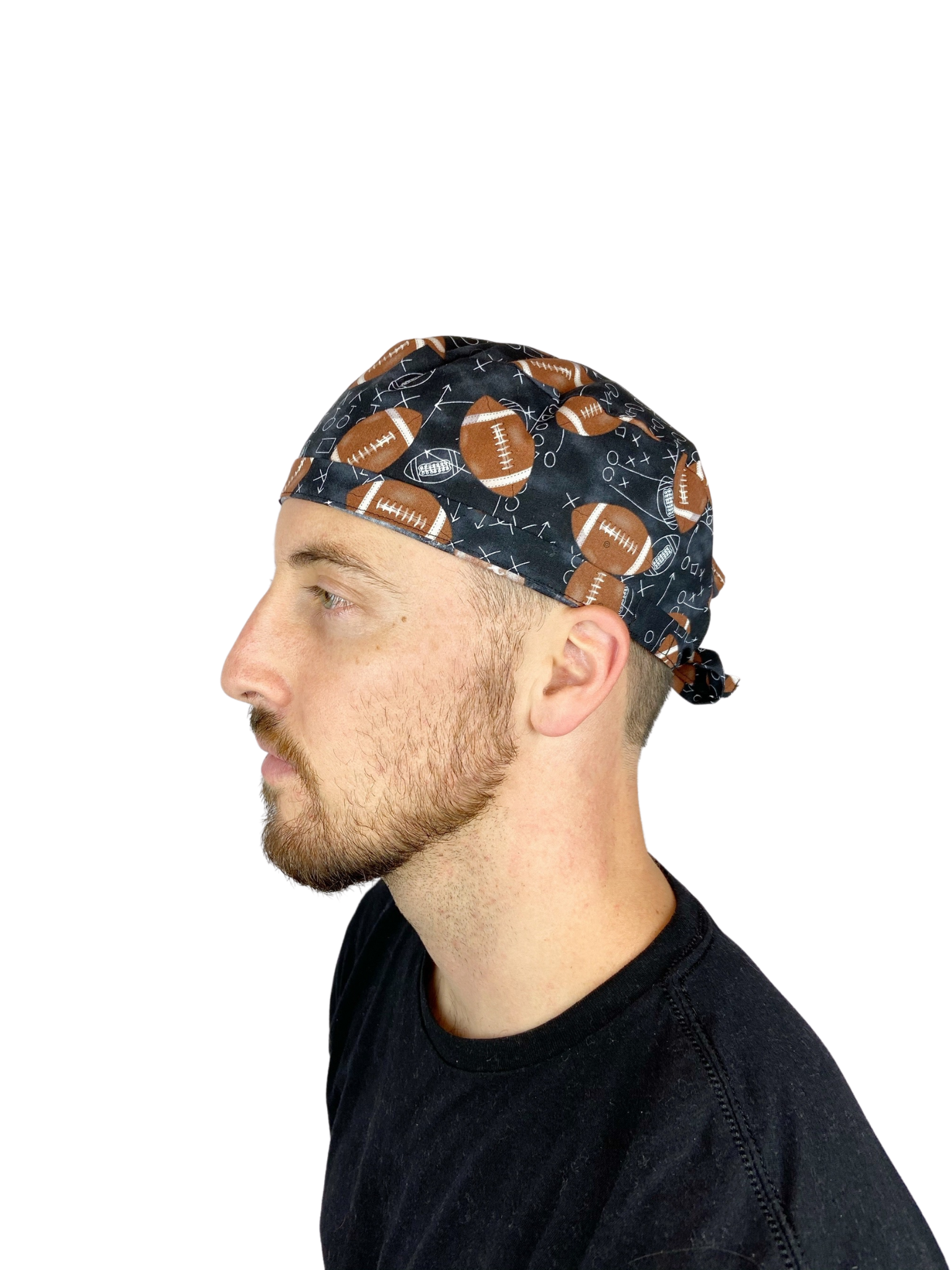 Football Playbook Men's Scrub Cap