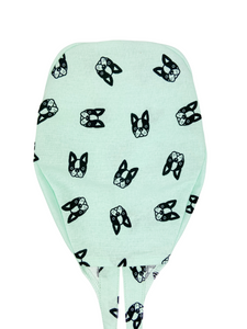 Frenchies on Mint Men's Scrub Cap